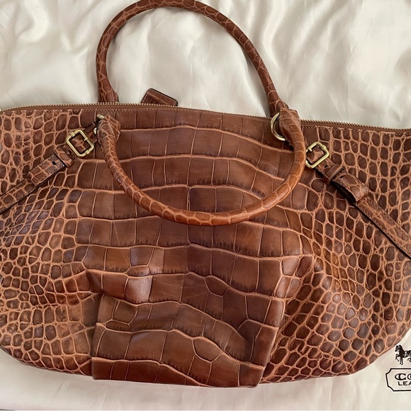 Coach~ embossed Madison with dust bag.   Lowering price today! - Picture 3 of 6